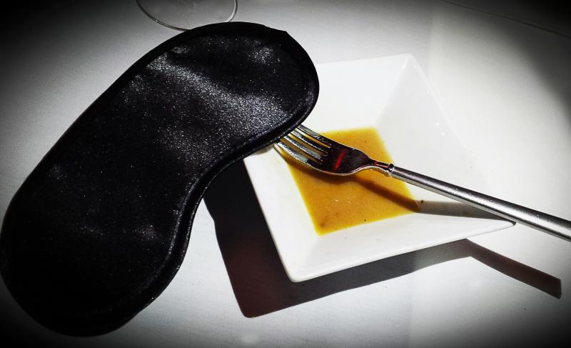 The end of a great meal – with or without a blindfold. BOB YESBEK PHOTO